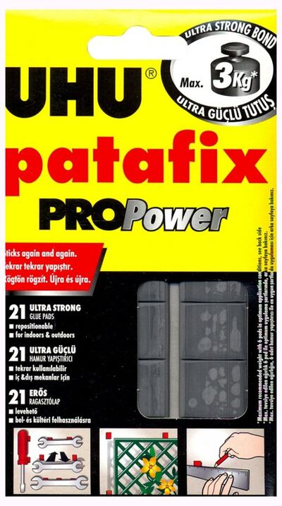 Клеящие подушечки patafix PROPower 21шт (40790) UHU 