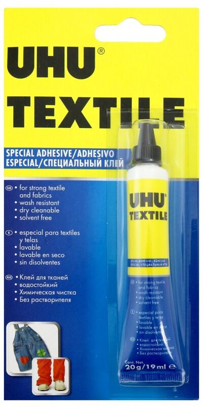 Клей для ткани "TEXTIL" 19 гр (40300) UHU 