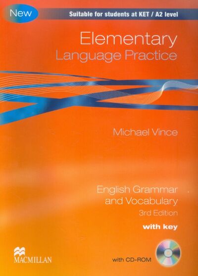 Книга: Elementary Language Practice. English Grammar and Vocabulary. With key (+CD) (Vince Michael) ; Macmillan Education, 2010 