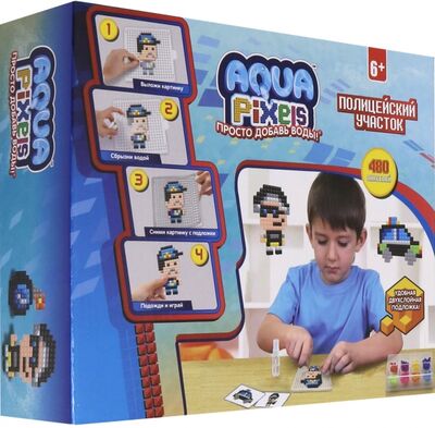 Игровой набор Aqua pixels Полицейский участок (Т13072) 1TOY 