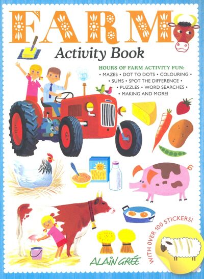 Книга: Farm Activity Book (Gree Alain) ; Button Books
