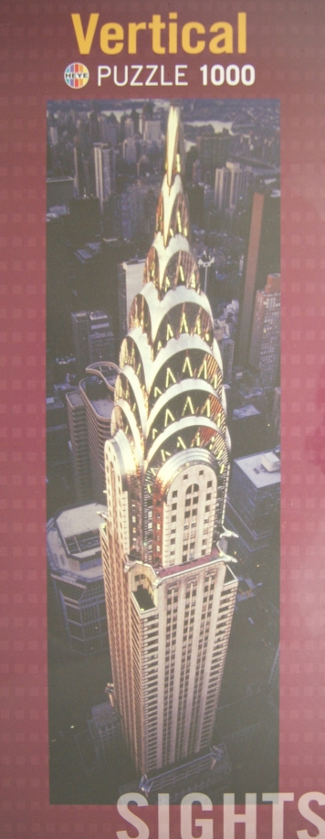 Puzzle-1000 "Chrysler Building", вертикальный (29552) Heye 