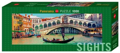 Puzzle-1000 "Мост Риальто, Венеция. Панорама" (29736) Heye 