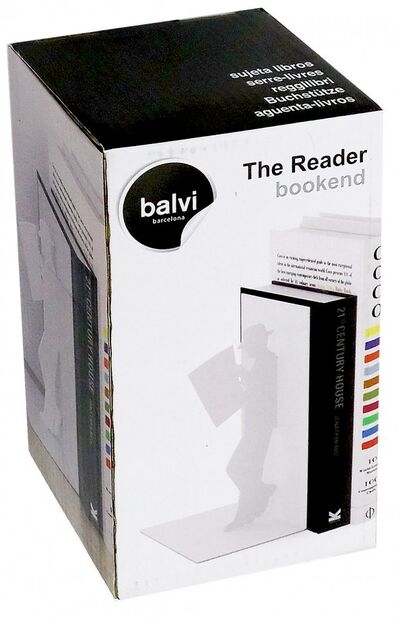 Держатель для книг "The Reader", белый (26812) Balvi 