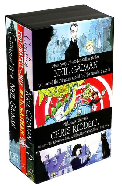 Книга: Neil Gaiman & Chris Riddell 3-book Box Set (Gaiman Neil) ; Bloomsbury, 2016 