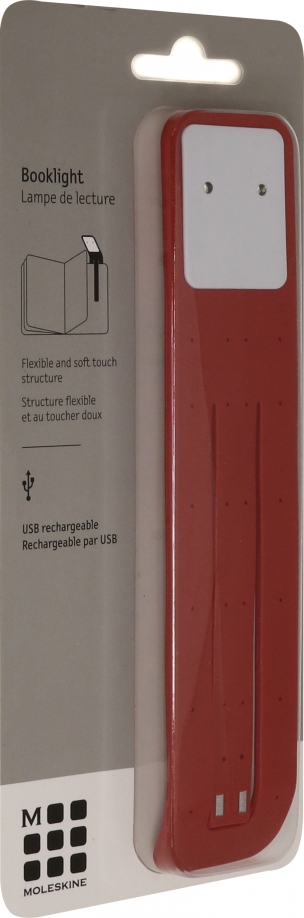 Фонарик-закладка "Booklight" светодиодный красный (ER7BLF2) MOLESKINE 