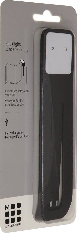Фонарик-закладка "Booklight" светодиодный черный (ER1BLA) MOLESKINE 