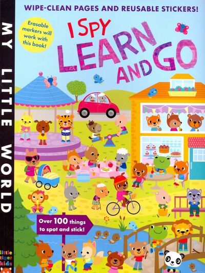 Книга: I Spy: Learn and Go (sticker book); Little, Brown and Company