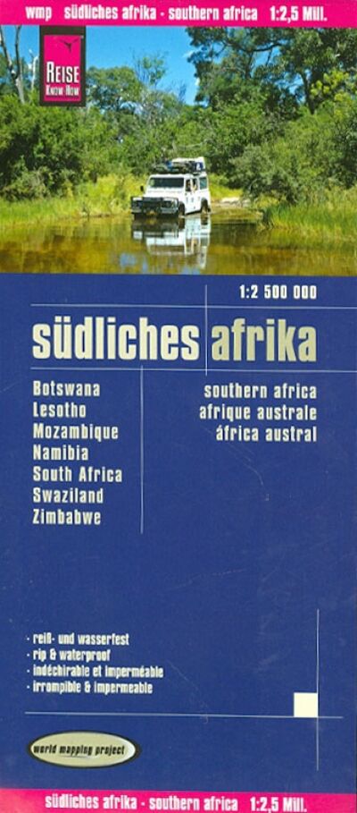 Книга: Sudliches Afrika. Карта; Reise Know-How, 2011 