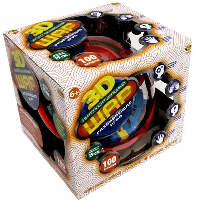 Развивающая игра "Интеллектуальный шар 3D" (100 барьеров) (РТ-00564) ABtoys 