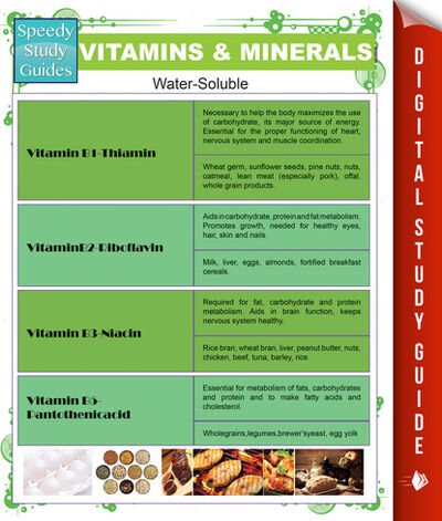 Книга: Vitamins & Minerals (Speedy Study Guides) (Speedy Publishing) ; Ingram