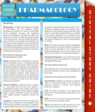 Книга: Pharmacology (Speedy Study Guides) (Speedy Publishing) ; Ingram