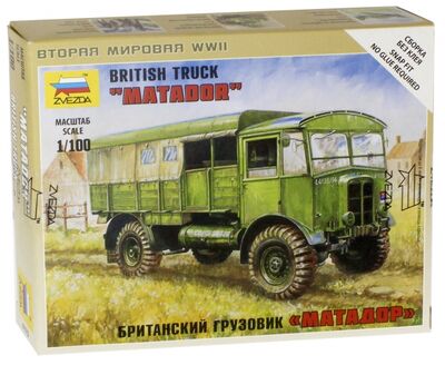 Сборная модель "Британский грузовик "Матадор" (6175) Звезда 