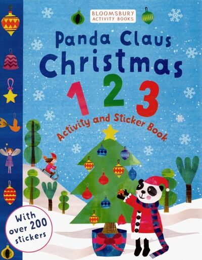 Книга: Panda Claus Christmas 123 Activity & Sticker Book (без автора) ; Bloomsbury, 2018 