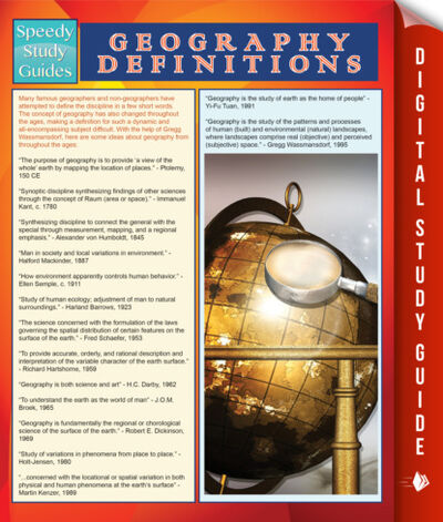 Книга: Geography Definitions (Speedy Study Guide) (Speedy Publishing) ; Ingram
