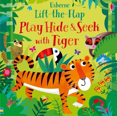 Книга: Play Hide and Seek with Tiger (Taplin Sam) ; Usborne, 2020 