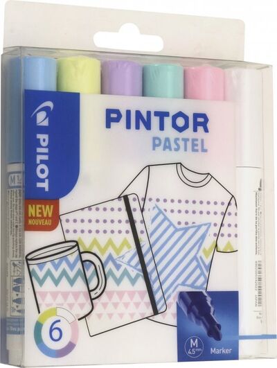 Маркеры "Pintor Pastel" (6 цветов) (M-S6) Pilot 