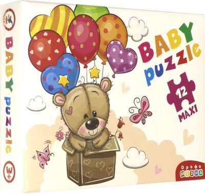 Baby Puzzle. Мишка и воздушные шары (3844) Дрофа Медиа 