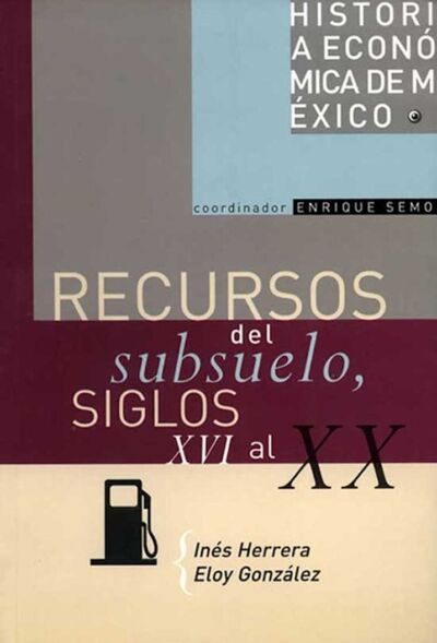 Книга: Recursos del subsuelo, siglos XVI al XX (Ines Herrera) ; Bookwire