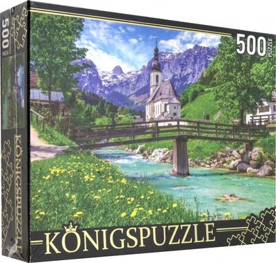 Puzzle-500 "Церковь Святого Себастьяна" (ГИК500-8317) Konigspuzzle 