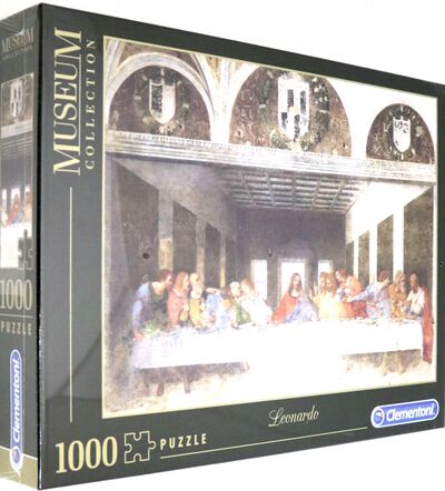 Пазл-1000 Леонардо да Винчи "Тайная вечеря"(31447) Clementoni 