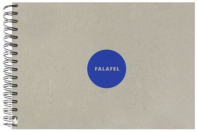 Скетчбук для акварельных красок и карандашей (50 листов, А4, гребень, акварельная бумага) (432939) Falafel 