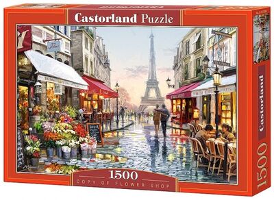 Puzzle-1500 "Цветочный магазин" (C-151288) Castorland 