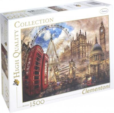 Пазл-1500 "Винтажный Лондон" (31807) Clementoni 
