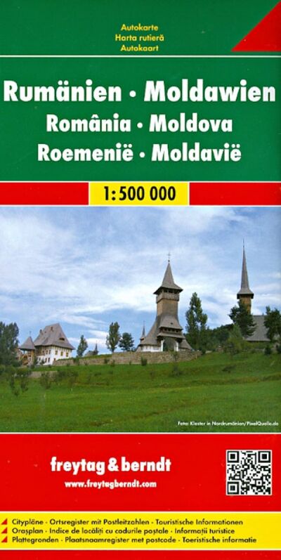 Книга: Romania. Moldova; Freytag & Berndt, 2013 