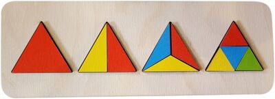 Геометрия Треугольники 29,5х10,5 (дерево) Нескучные игры 