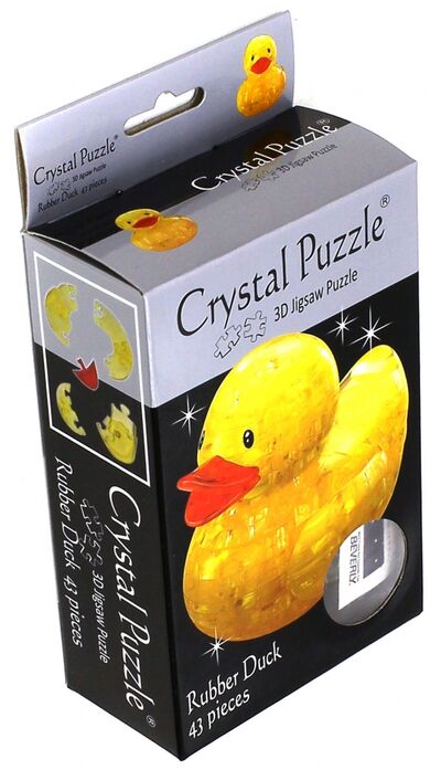 3D головоломка "Уточка желтая" (90148) Crystal Puzzle 
