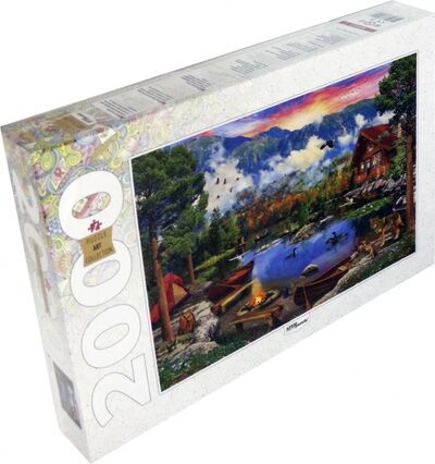 Мозаика "puzzle" 2000 "Горное озеро" (84041) Степ Пазл 