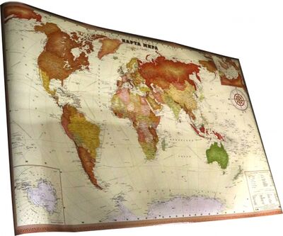 Книга: Интерьерная карта Мира (Экодизайн); РУЗ Ко, 2021 
