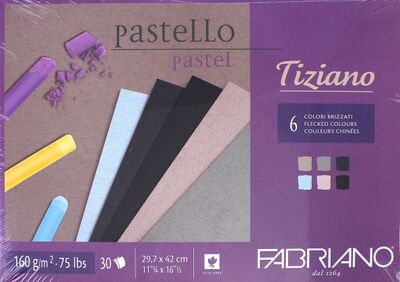 Альбом для пастели "Tiziano" (30 листов, А3, 6 цветов) (46229742) FABRIANO 