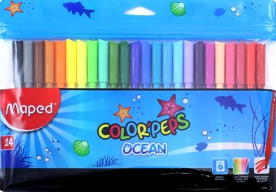 Фломастеры "Color'peps Ocean" (24 цвета) (845722) MAPED 
