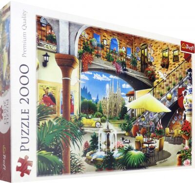 Trefl. Puzzle-2000 "Вид на Барселону" (27105) 