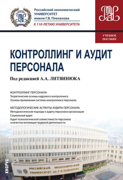 Книга: Контроллинг и аудит персонала (Геннадий Иванович Москвитин) ; КноРус, 2020 