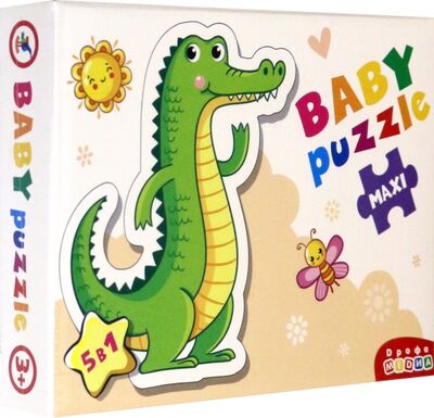 Baby puzzle. В Африке (3991) Дрофа Медиа 