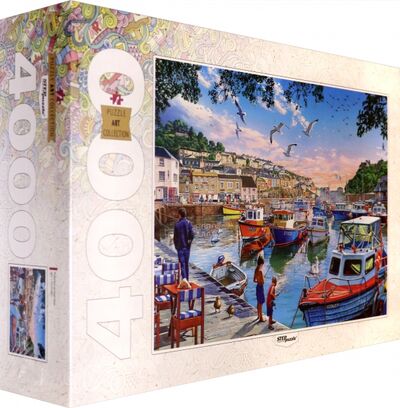 Мозаика "puzzle" 4000 "Рыбалка на пристани" (85413) Степ Пазл 