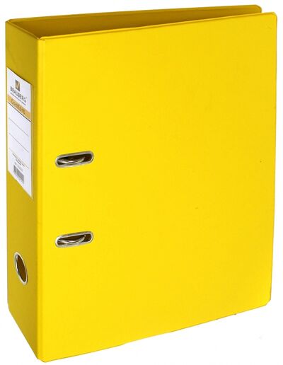 Папка-регистратор (70 мм, желтая) (222650) Brauberg 