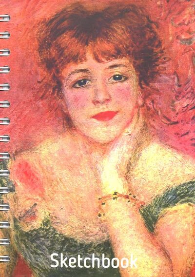 Скетчбук " Ренуар. Портрет Жанны Самари" (100 листов, А5) Попурри 