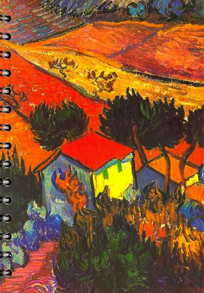 Скетчбук "Ван Гог. Пейзаж с домом и пахарем" (100 листов, А5, нелинованный) (01764) Попурри 