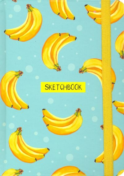 Скетчбук. Бананы. А5, 80 листов Проф-Пресс 