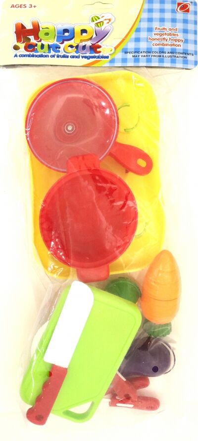 Набор овощей на липучке, с посудкой (пакет) Премьер-игрушка 