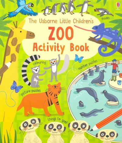 Книга: Little Children's Zoo Activity Book (Gilpin Rebecca) ; Usborne, 2019 