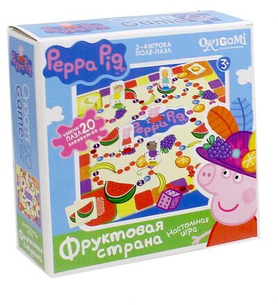 Peppa Pig. Настольная игра "Фруктовая страна" (01585) Оригами 