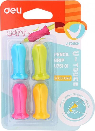 Колпачок-манжета для карандашей "U-touch" (4 штуки) (EU75101) DELI 