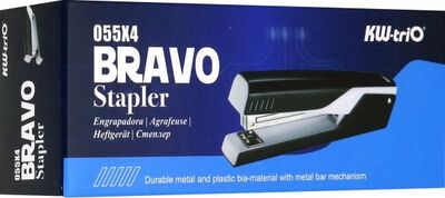 Степлер "Bravo" (24/6, 26/6 (055X4-BLU) KW-TRIO 
