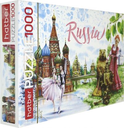 Hatber Puzzle-1000 "Вокруг света, Россия" (1000ПЗ2_22052) Хатбер 
