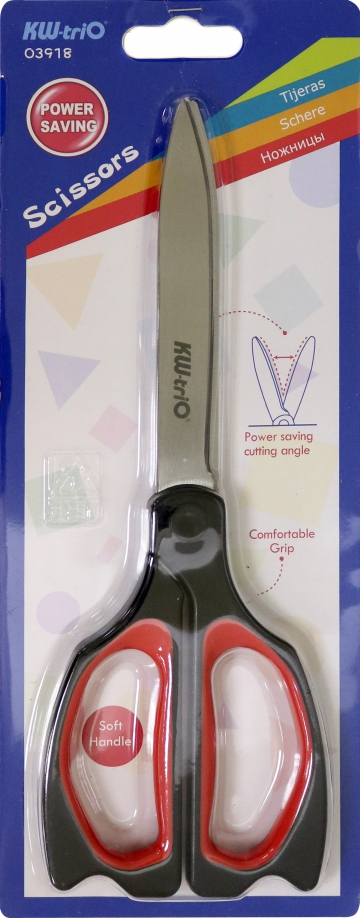 Ножницы универсальные, 215 мм, красные (03918-RED) KW-TRIO 